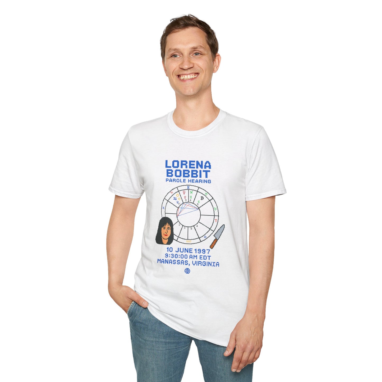 Lorena's Parole Hearing Astrology Chart Tee