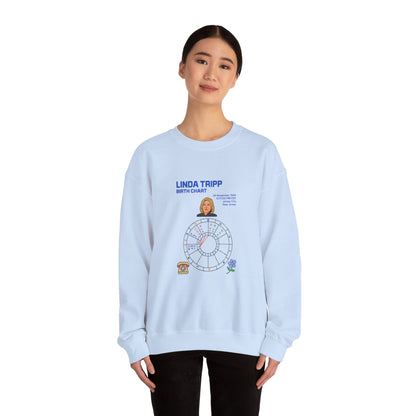 Linda Tripp Birth Chart Sweatshirt