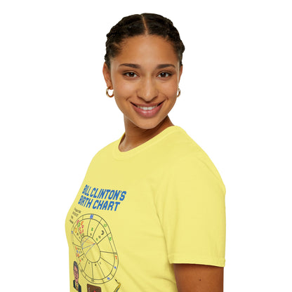 Slick Willy Birth Chart T-Shirt