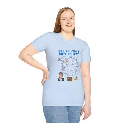 Slick Willy Birth Chart T-Shirt