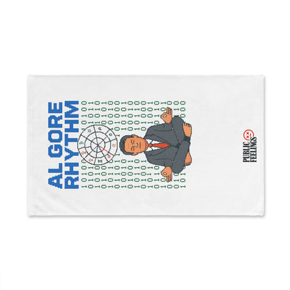 Meditative Hand Towel | Quirky Kitchen Decor, Unique Gift, Eco-Friendly Towel, Home & Office Use, Al Gore Rhythm Design
