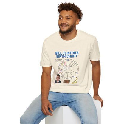 Slick Willy Birth Chart T-Shirt