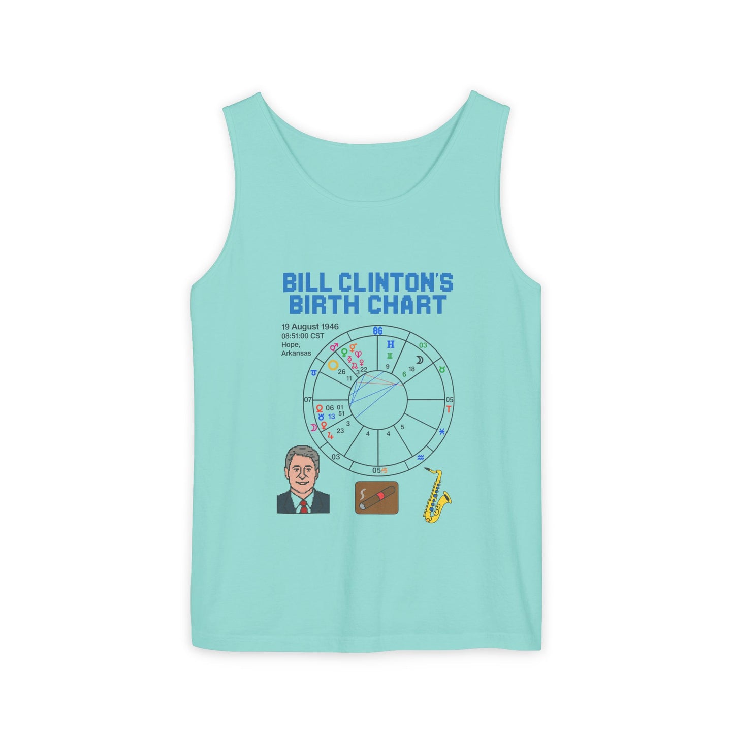 Slick Willie Birth Chart Tank