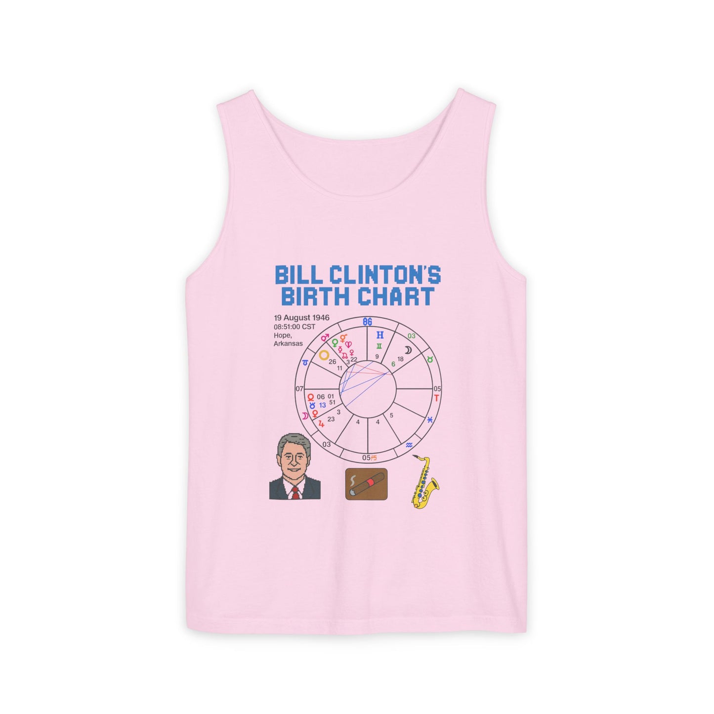 Slick Willie Birth Chart Tank