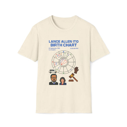 Judge Ito Birth Chart T-Shirt