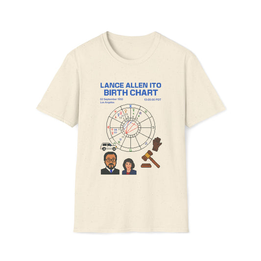 Judge Ito Birth Chart T-Shirt