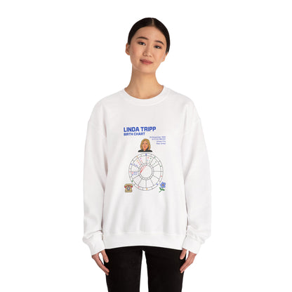 Linda Tripp Birth Chart Sweatshirt