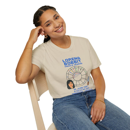 Lorena's Parole Hearing Astrology Chart Tee