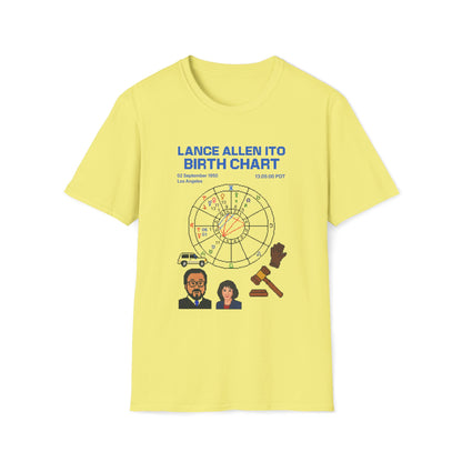 Judge Ito Birth Chart T-Shirt