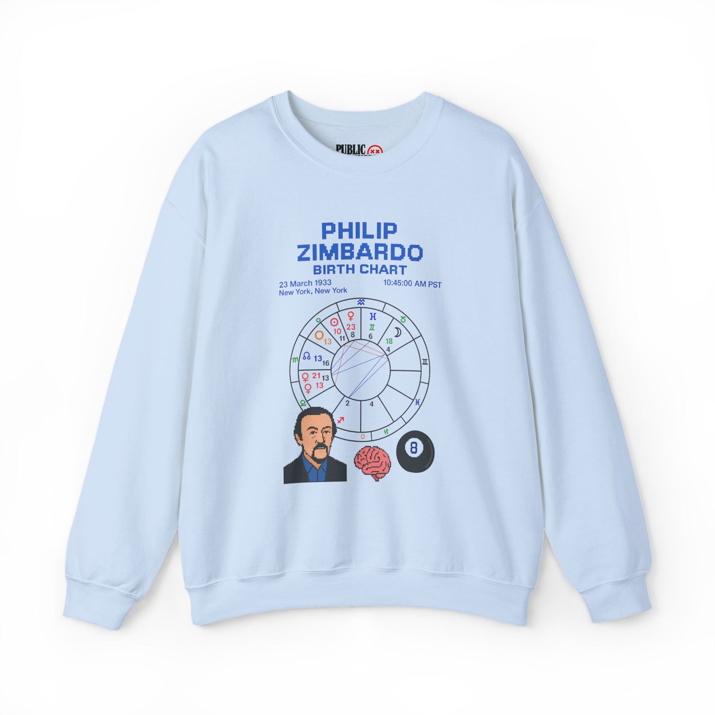 Dr. Zimbardo Birth Chart Sweatshirt
