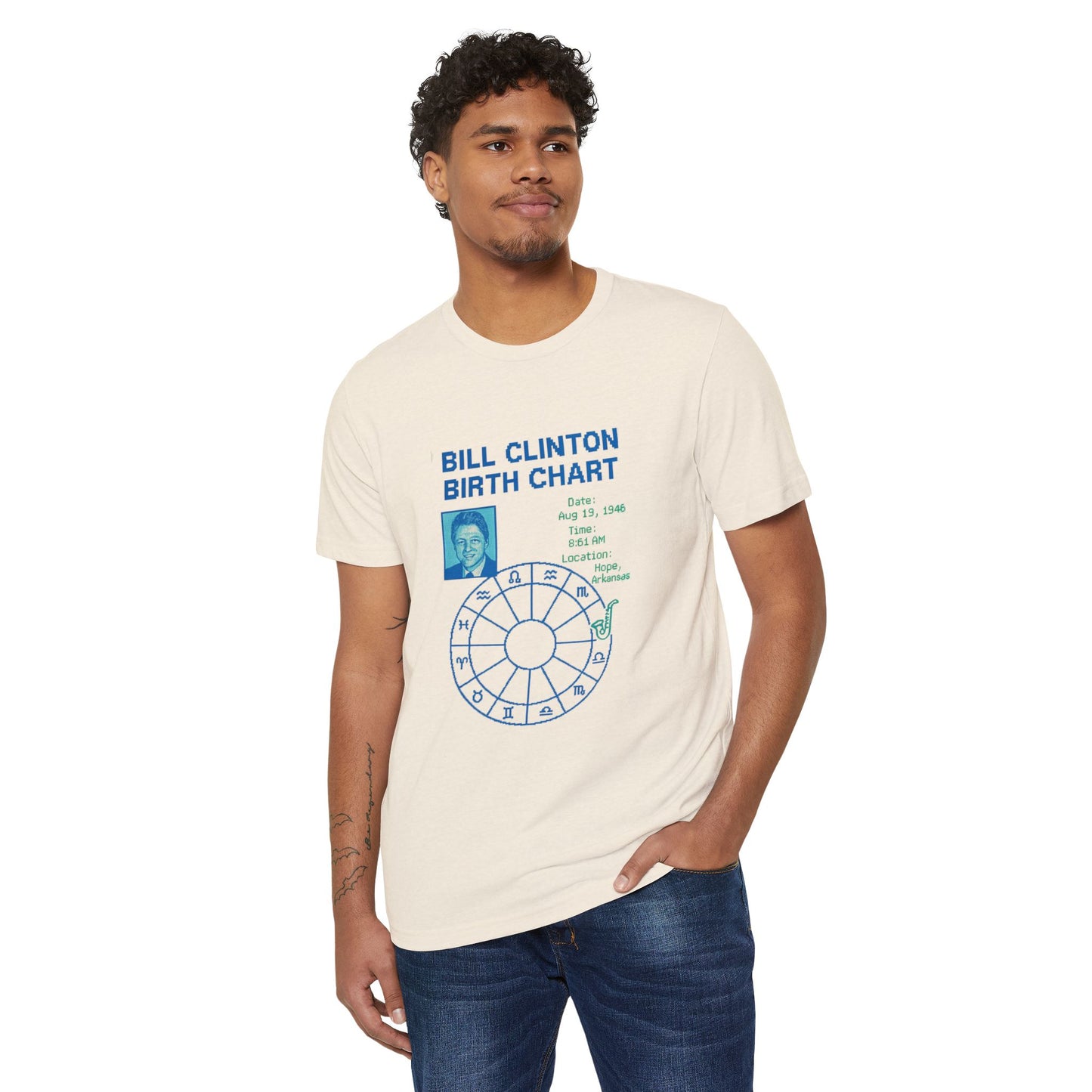 Birth Chart Tee – Slick Willy Organic T-Shirt