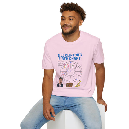 Slick Willy Birth Chart T-Shirt