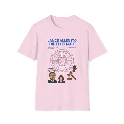 Judge Ito Birth Chart T-Shirt