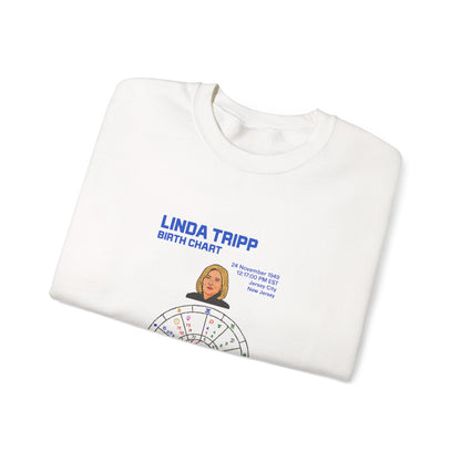 Linda Tripp Birth Chart Sweatshirt