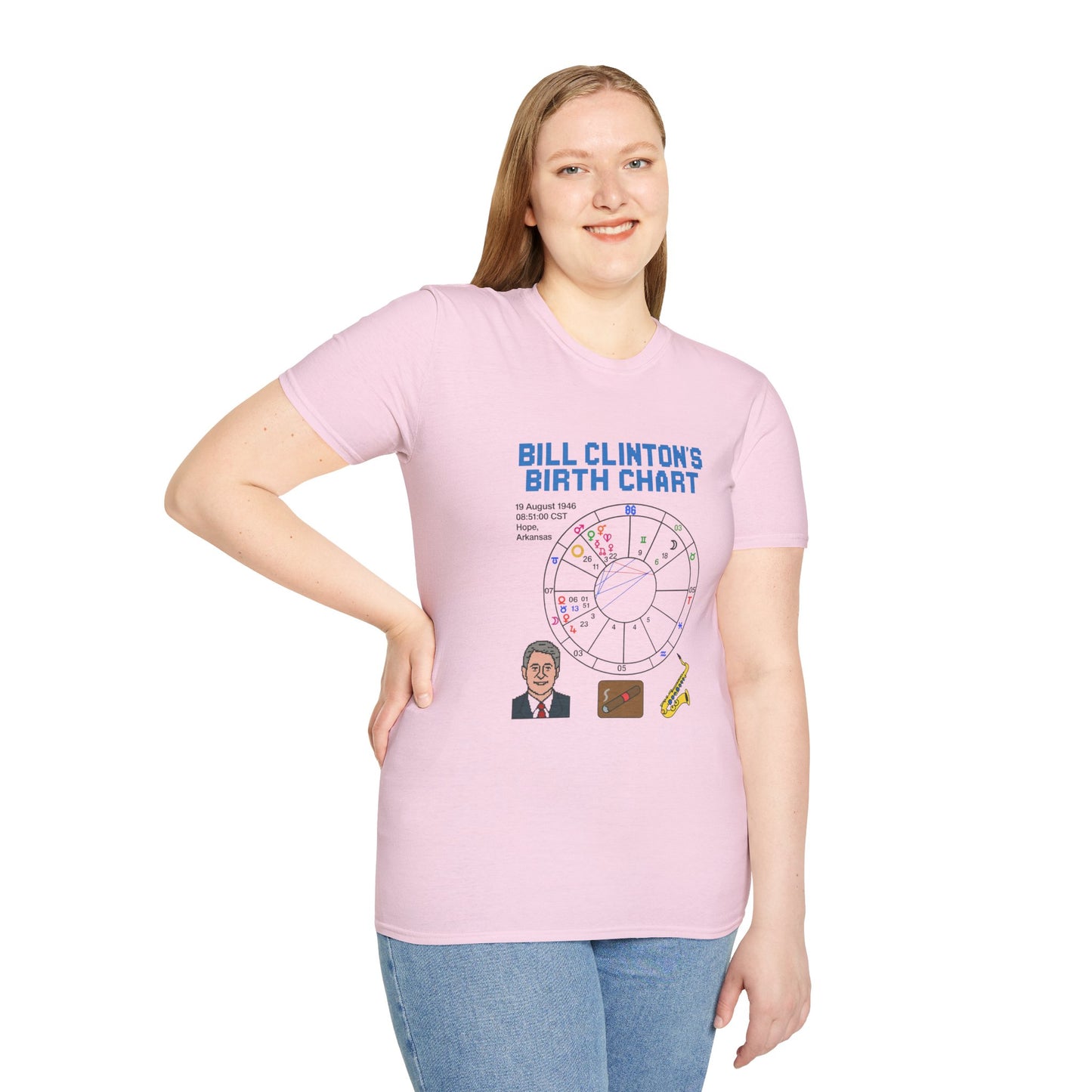 Slick Willy Birth Chart T-Shirt