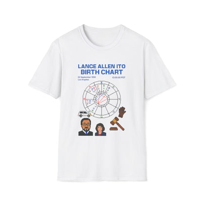 Judge Ito Birth Chart T-Shirt