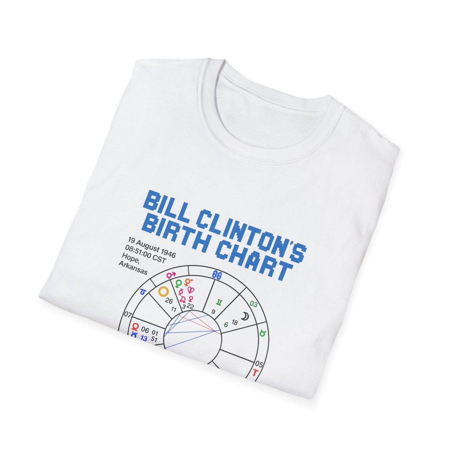 Slick Willy Birth Chart T-Shirt