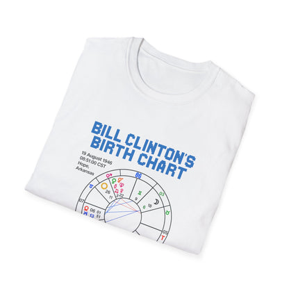 Slick Willy Birth Chart T-Shirt