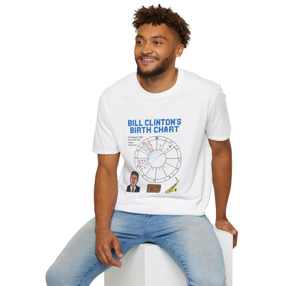 Slick Willy Birth Chart T-Shirt