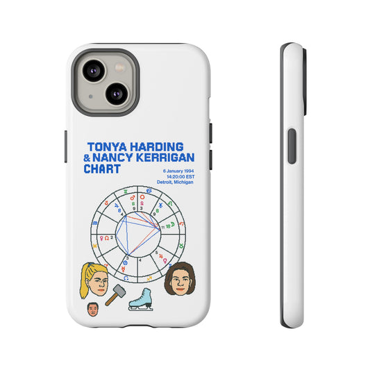 Ice Skating Queens Astrology Birth Chart Phone Case