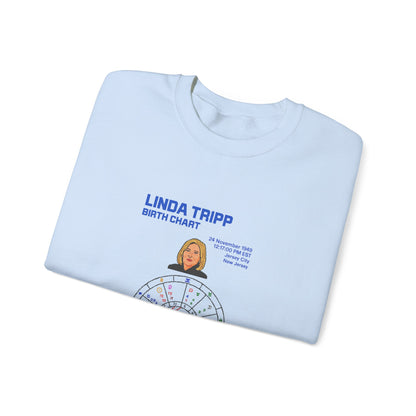 Linda Tripp Birth Chart Sweatshirt