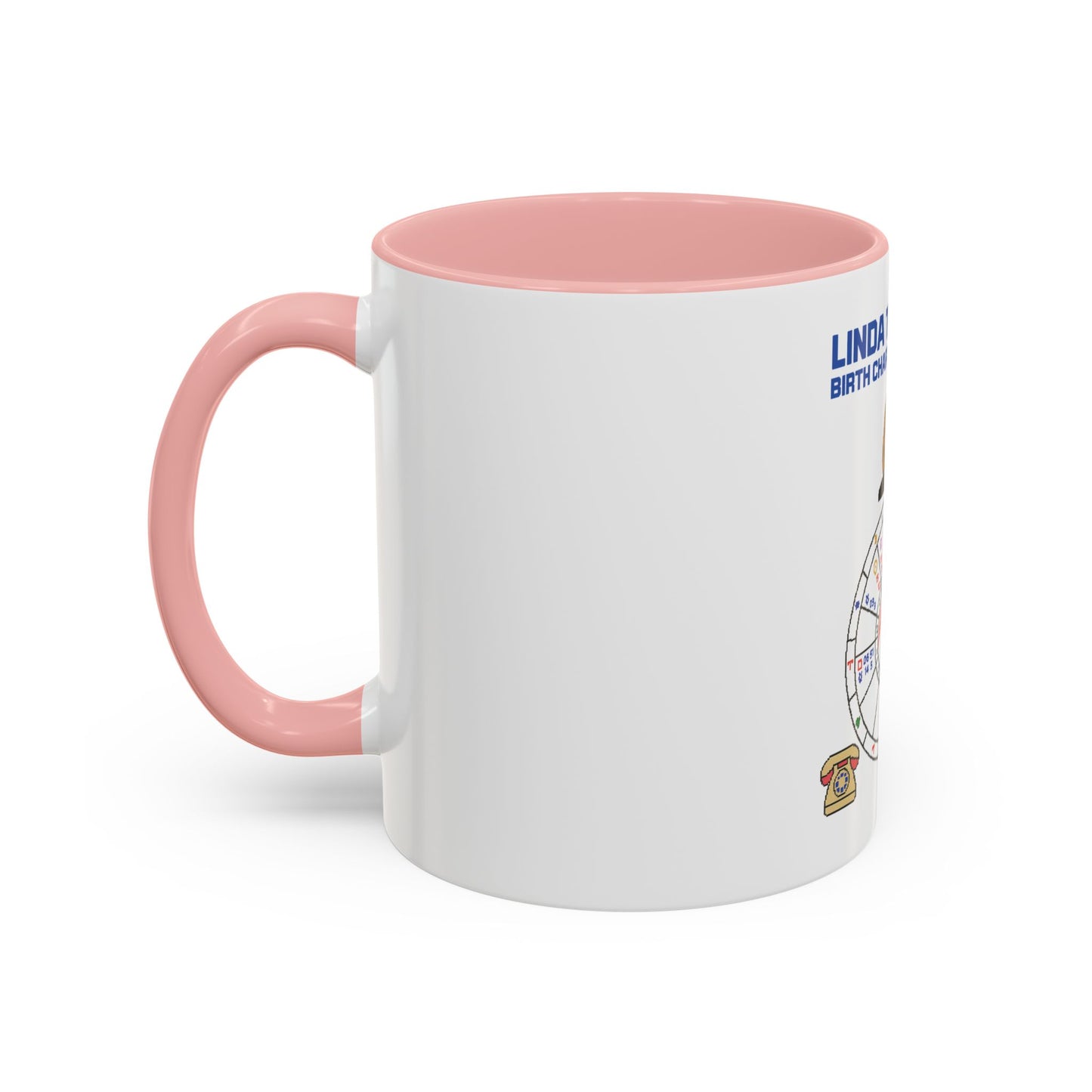 Linda Tripp Birth Chart Ceramic Coffee Mug