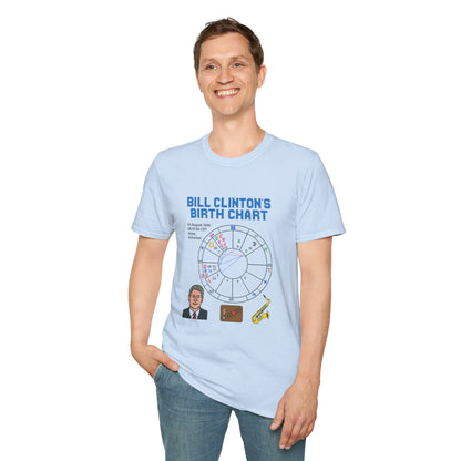 Slick Willy Birth Chart T-Shirt
