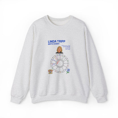 Linda Tripp Birth Chart Sweatshirt