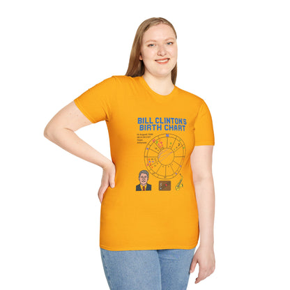 Slick Willy Birth Chart T-Shirt