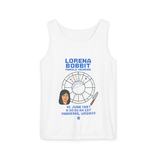 Astrological Birth Chart Tank Top - Lorena Bobbit Parole Hearing (Unisex)