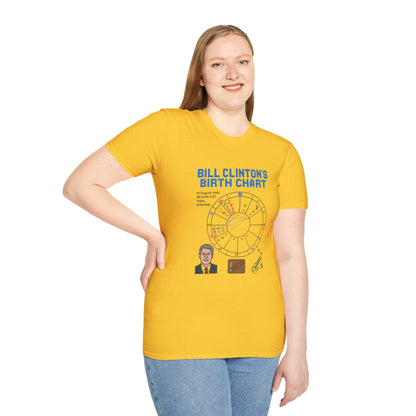 Slick Willy Birth Chart T-Shirt