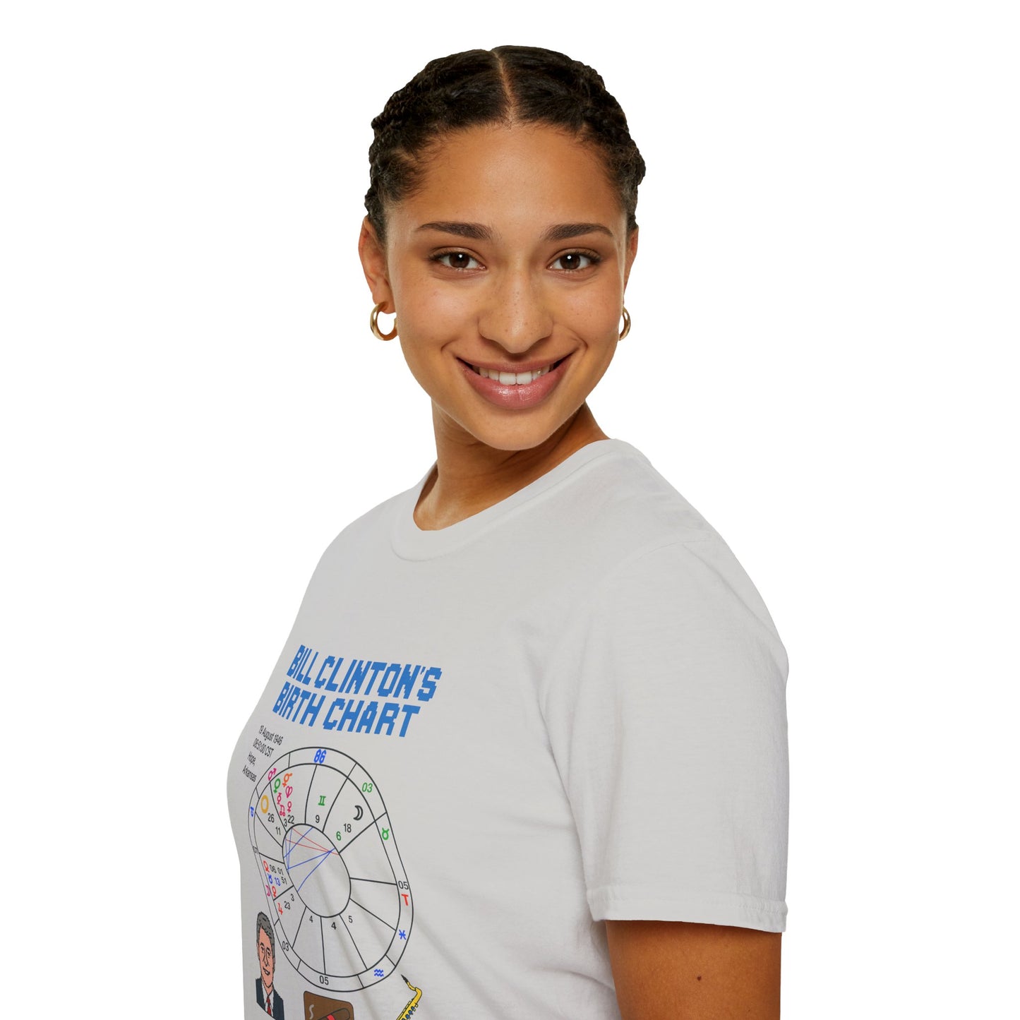 Slick Willy Birth Chart T-Shirt